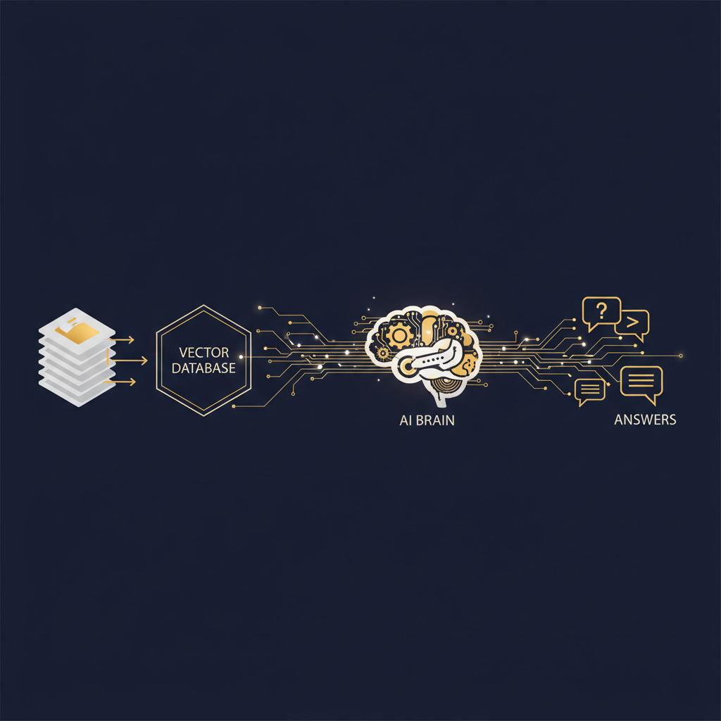 RAG Chatbot - Retrieval-Augmented Generation Illustration